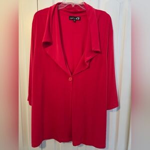Long Sleeve Red Shrug